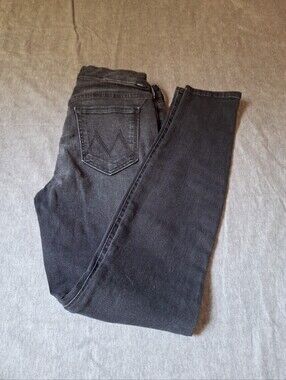 Mother The Looker Size 28 Women's Black Skinny Jeans